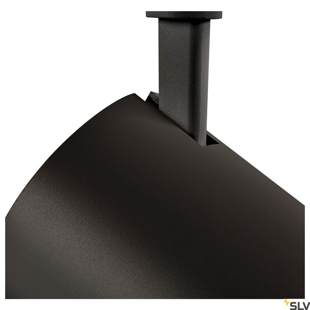 SLV NUMINOS® DALI XL, black 3-phase spot, 36W 3000K 36° 1005802