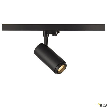 SLV NUMINOS ZOOM Dimmable, black 3-phase spot, 20W 2700K 15-60° 1006108