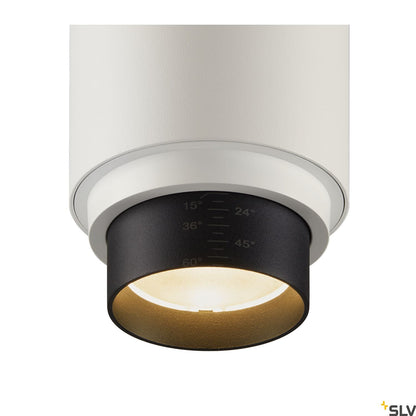 SLV NUMINOS® ZOOM Dimmable, white 3-phase spot, 20W 2700K 15-60° 1006109