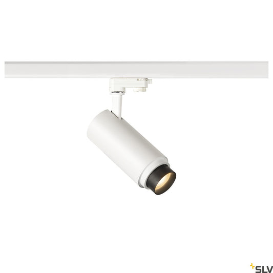 SLV NUMINOS® ZOOM Dimmable, white 3-phase spot, 20W 3000K 15-60° 1006111