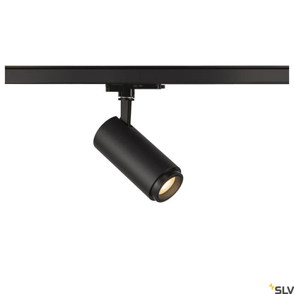 SLV NUMINOS® ZOOM M DALI, black 3-phase spot, 20W 3000K 15-60° 1006116