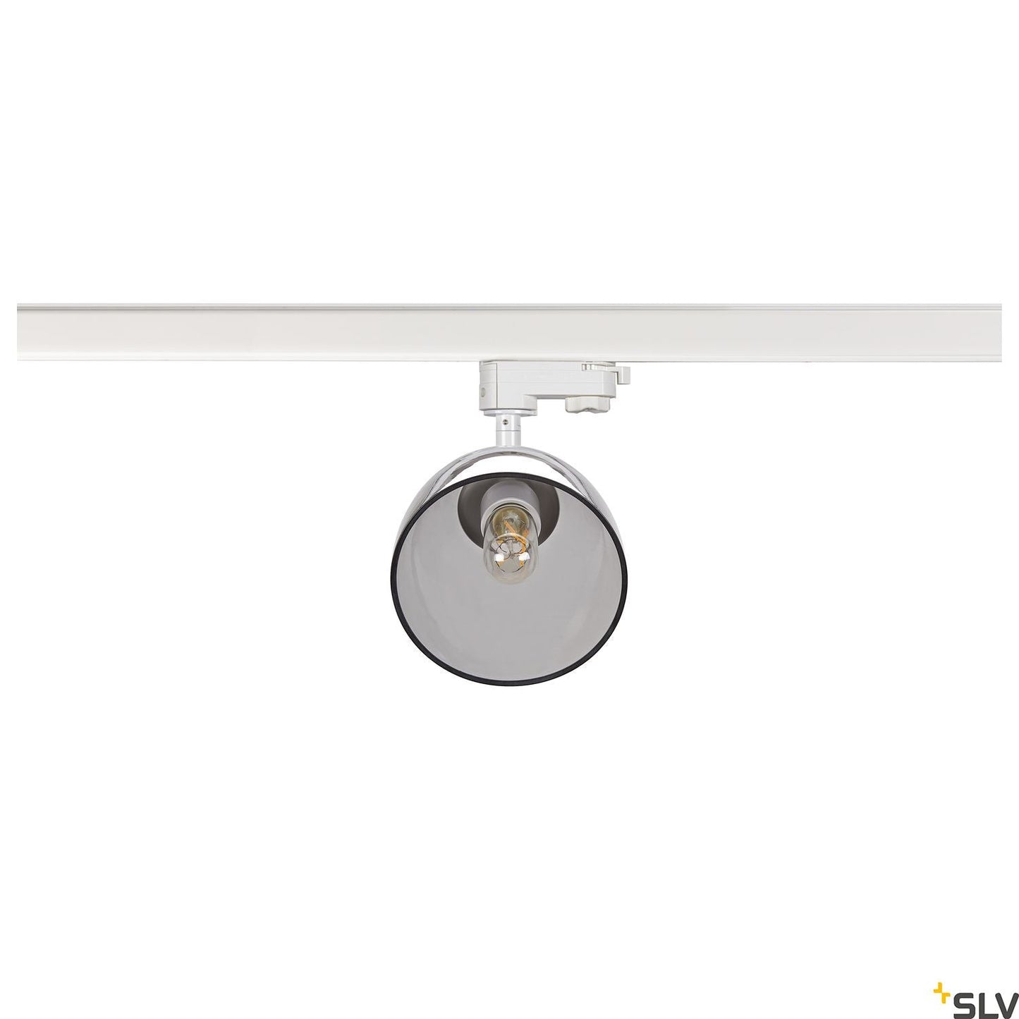 SLV PARA CONE GL GU10, white / transparent 3-phase spot 1006158