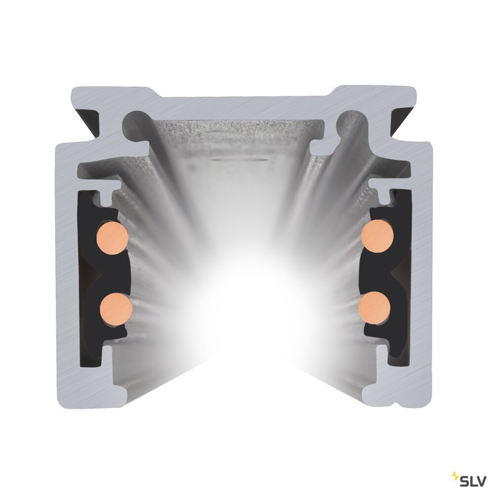 SLV 1m surface mounting track, 48V TRACK, black, DALI 1006541