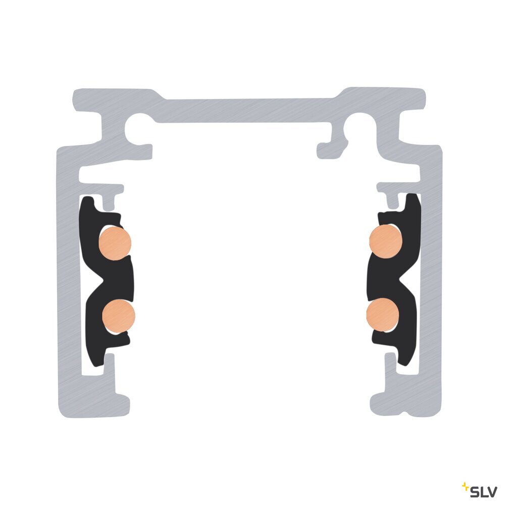 SLV 1m surface mounting track, 48V TRACK, black, DALI 1006541