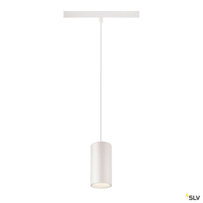 SLV NUMINOS® S, 48V pendant light, pendant length 150 cm, 4000 K, 55°, DALI 2, matt white 1006865