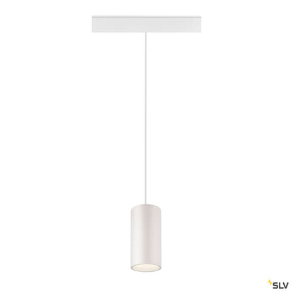 SLV NUMINOS® S, 48V pendant light, pendant length 150 cm, 4000 K, 55°, DALI 2, matt white 1006865