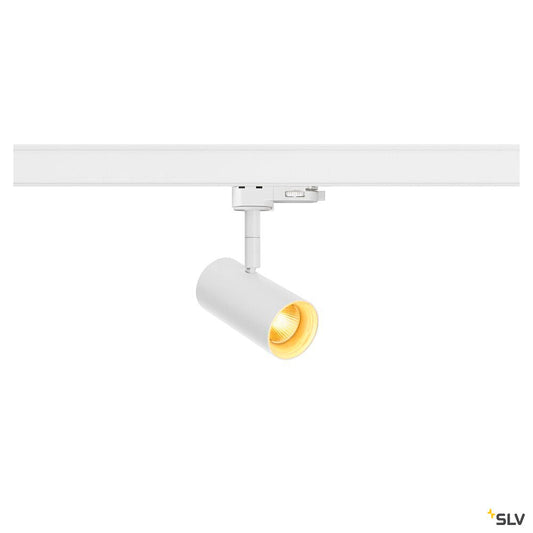SLV NOBLO® SPOT, 3~ spot, round, 2000-3000K, 8.4 W, dim-to-warm, trailing-edge phase, 36°, white 1007356