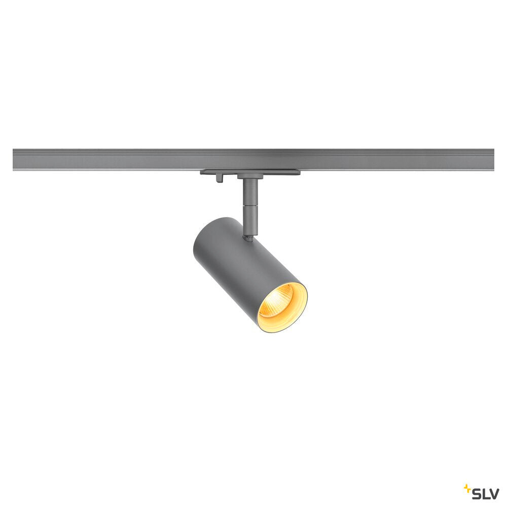 Silver-Grey Track Light Fitting SLV NOBLO   3000K, 6W, trailing-edge dimmable, 1007643