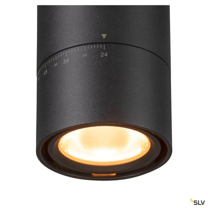 SLV Trackspot V 3Ph. 25/30/35W CCT 24°-60° Zoom Track Light black 1007657