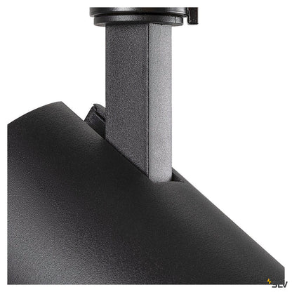 SLV Trackspot V 3Ph. 25/30/35W CCT 24°-60° Zoom Track Light black 1007657
