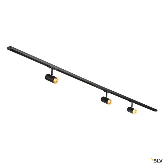 SLV NOBLO® SPOT, track system set, round, 2700K, 19W, trailing-edge phase, 32°, black 1007673