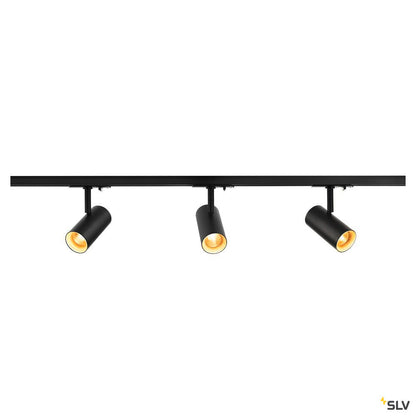 SLV NOBLO® SPOT, track system set, round, 2700K, 19W, trailing-edge phase, 32°, black 1007673