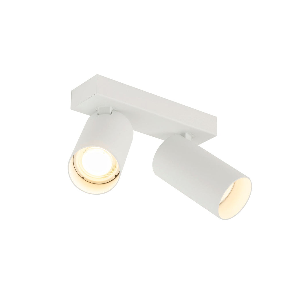 SLV KAMI, ceiling-mounted light, double, 2x max. 10 W, GU10, white 1007726