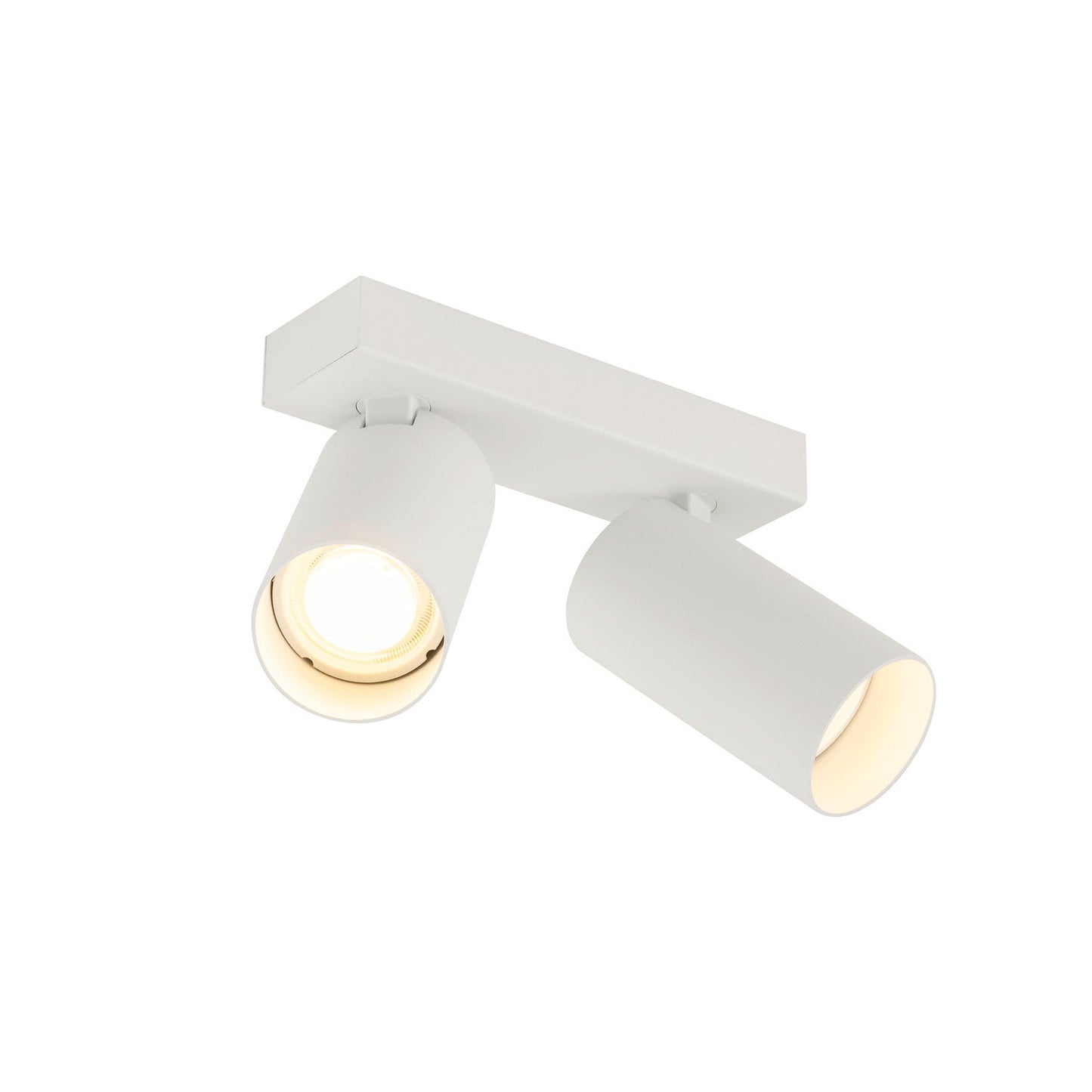 SLV KAMI, ceiling-mounted light, double, 2x max. 10 W, GU10, white 1007726