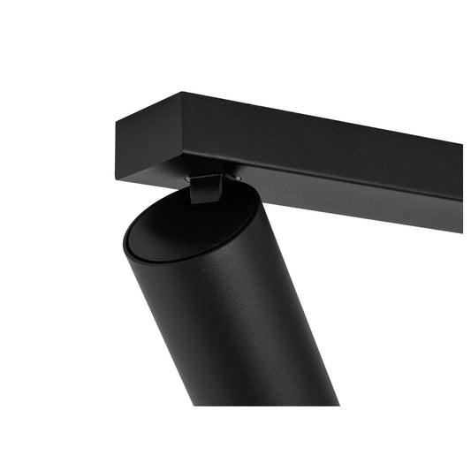 SLV KAMI, ceiling-mounted light, double, long, 2x max. 10 W, GU10, black 1007733