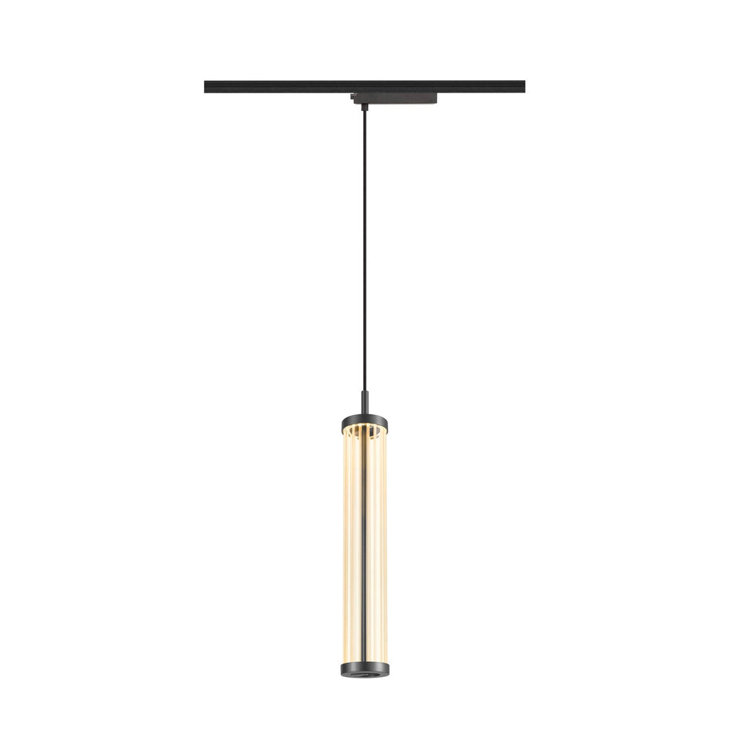 SLV QUIMERA, 1~ pendant light, pendant length 150 cm, 2700 K, PHASE, dark bronze 1008041