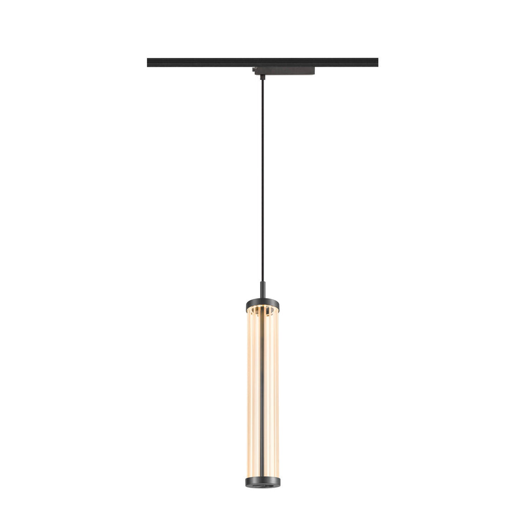 SLV QUIMERA, 1~ pendant light, pendant length 150 cm, 2700 K, PHASE, dark bronze 1008041