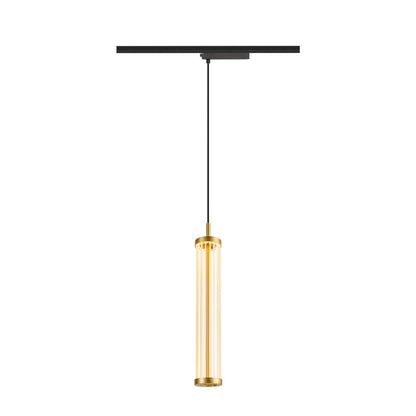 SLV QUIMERA, 1~ pendant light, pendant length 150 cm, 2700 K, PHASE, brushed brass 1008042