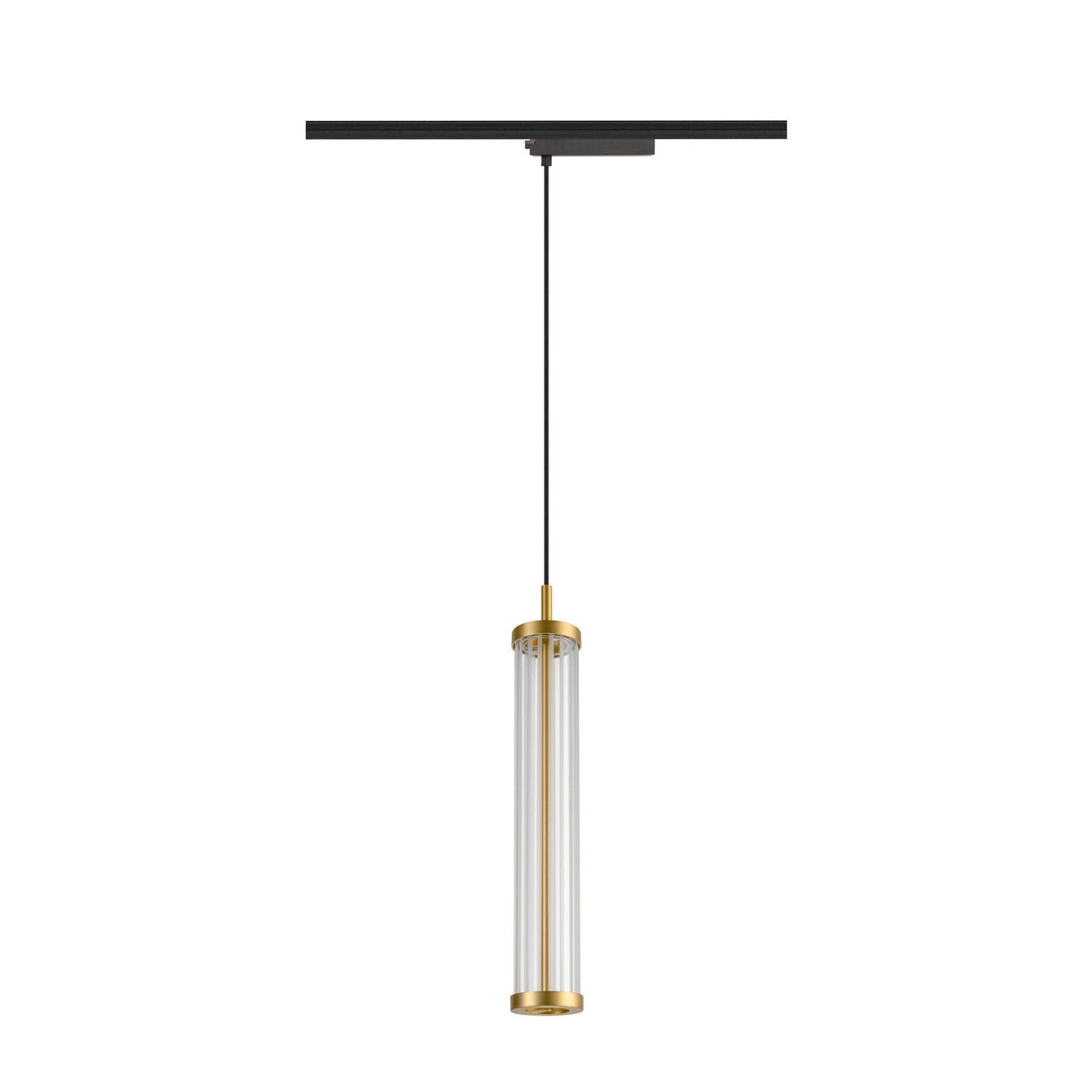 SLV QUIMERA, 1~ pendant light, pendant length 150 cm, 2700 K, PHASE, brushed brass 1008042