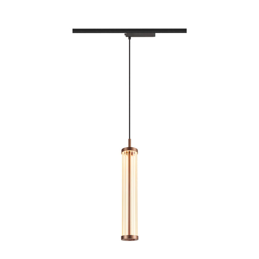 SLV QUIMERA, 1~ pendant light, pendant length 150 cm, 2700 K, PHASE, dark copper 1008043