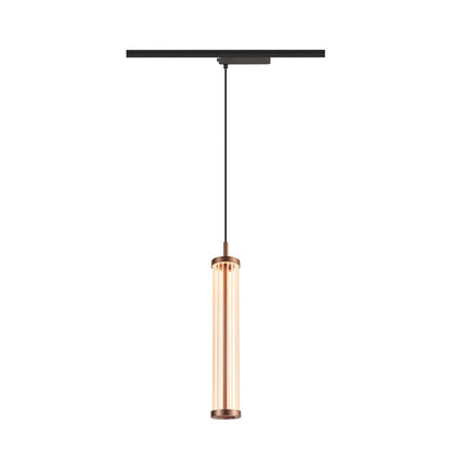 SLV QUIMERA, 1~ pendant light, pendant length 150 cm, 2700 K, PHASE, dark copper 1008043