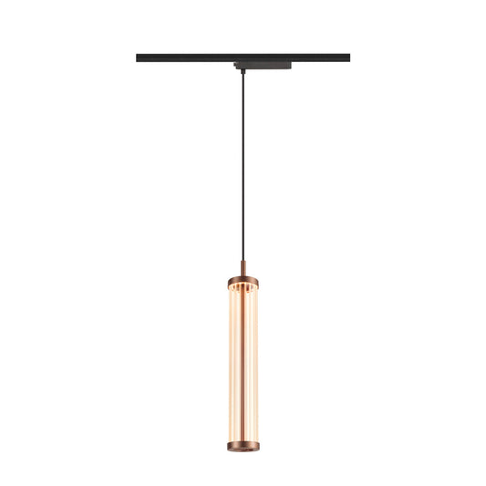 SLV QUIMERA, 1~ pendant light, pendant length 150 cm, 2700 K, PHASE, dark copper 1008043