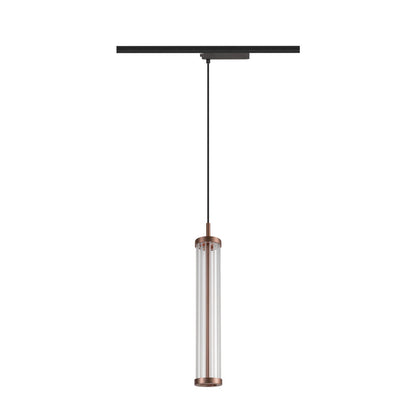 SLV QUIMERA, 1~ pendant light, pendant length 150 cm, 2700 K, PHASE, dark copper 1008043
