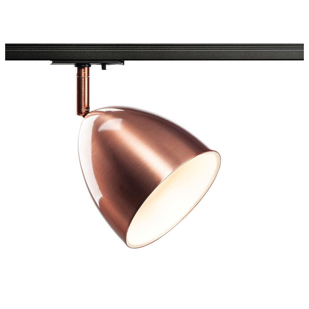 SLV PARA CONE 14, 1 phase system light, GU10, copper/white 1008054