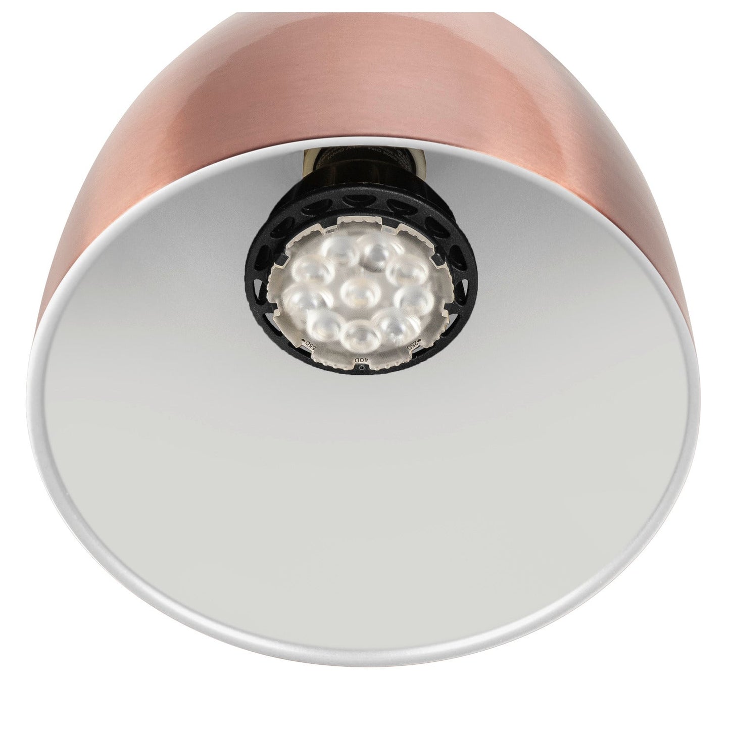 SLV PARA CONE 14, 1 phase system light, GU10, copper/white 1008054