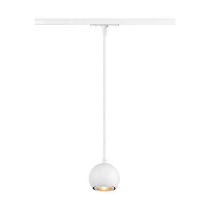 SLV LIGHT EYE® 90, 1~ track pendant light, GU10, pendant length 150 cm, 1x max. 6 W, white 1008169