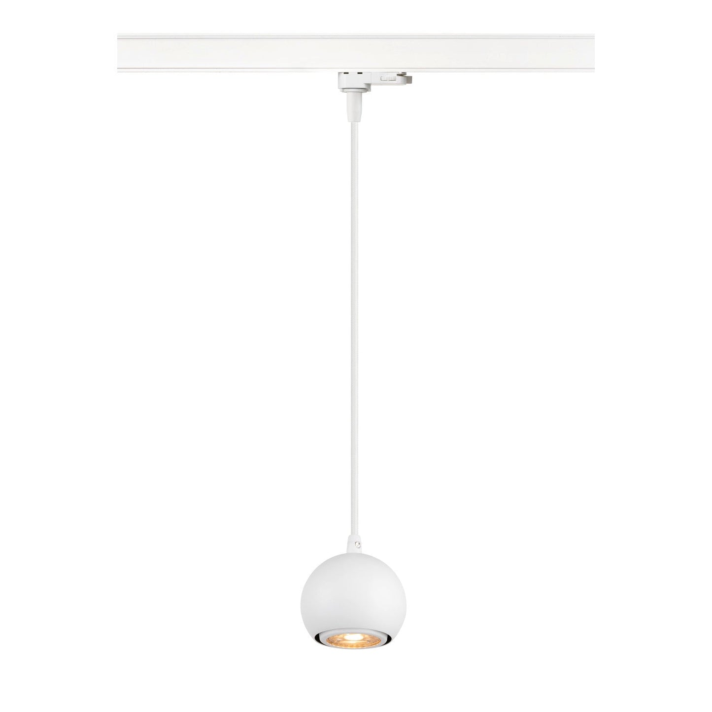 SLV LIGHT EYE® 90, 3~track pendant light, GU10, pendant length 150 cm, 1x max. 6 W, matt white 1008171