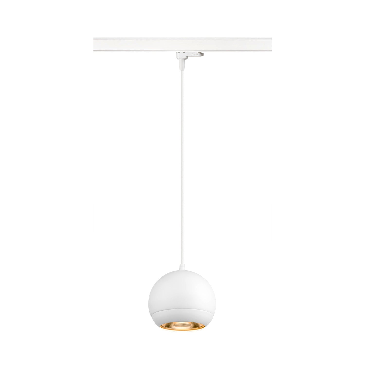 SLV LIGHT EYE® 150, 3~track pendant light, GU10, pendant length 150 cm, 1x max. 13 W, matt white 1008177