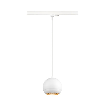 SLV LIGHT EYE® 150, 3~track pendant light, GU10, pendant length 150 cm, 1x max. 13 W, matt white 1008177