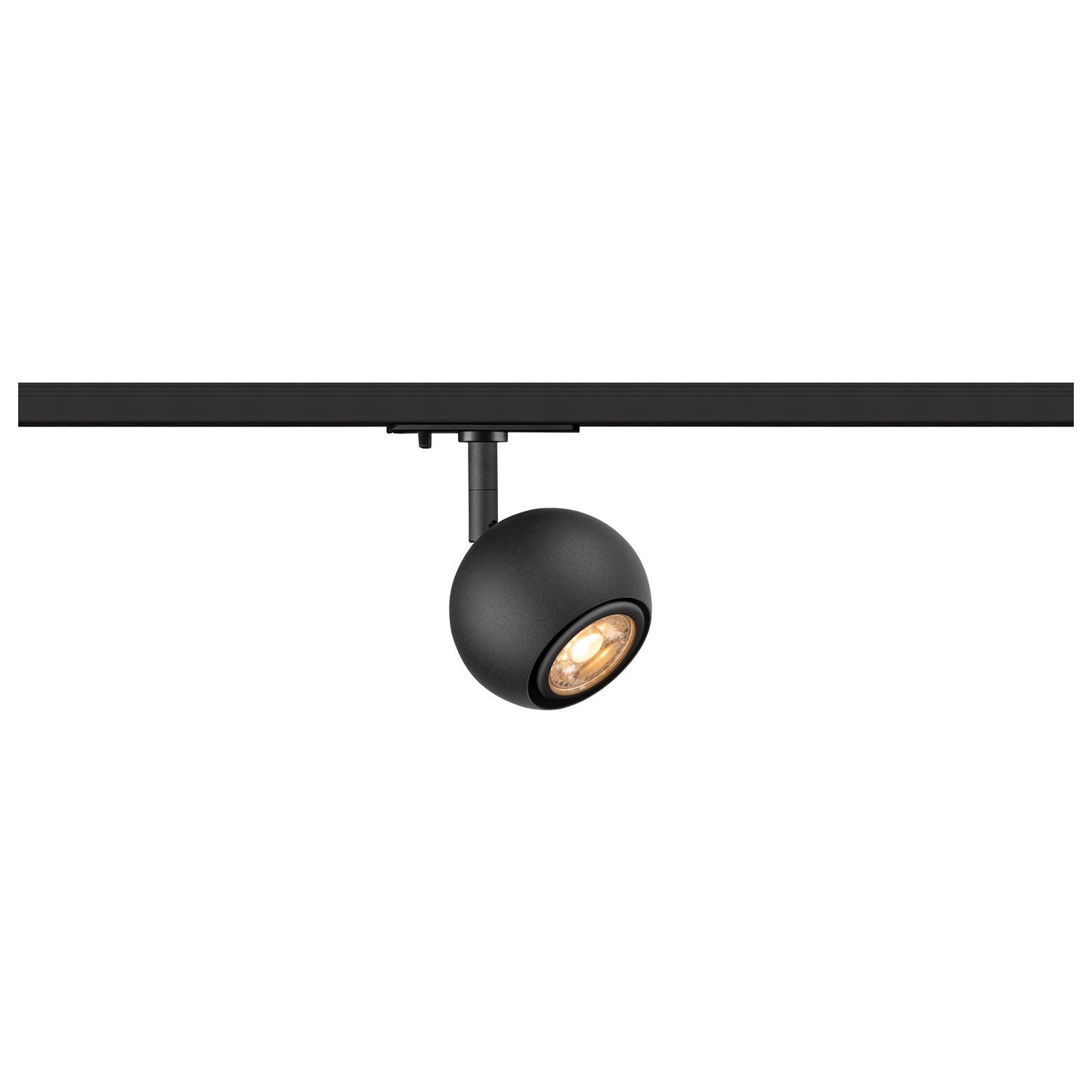 SLV LIGHT EYE® 90, 1~  Track spotlight, round, GU10, 1x max. 6 W, matt black 1008180