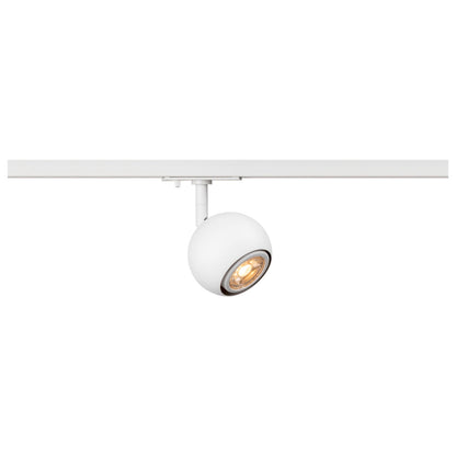 SLV LIGHT EYE® 90, 1~ track spotlight, round, GU10, 1x max. 6 W, matt white 1008181