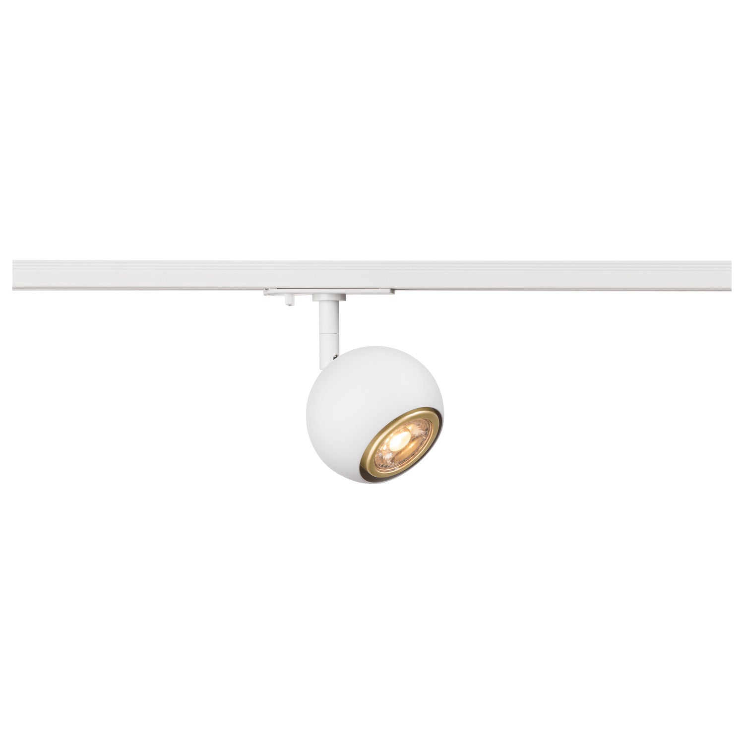 White Round Track Spot, SLV LIGHT EYE® 90,  for Single Circuit White Track Lighting, 1008181