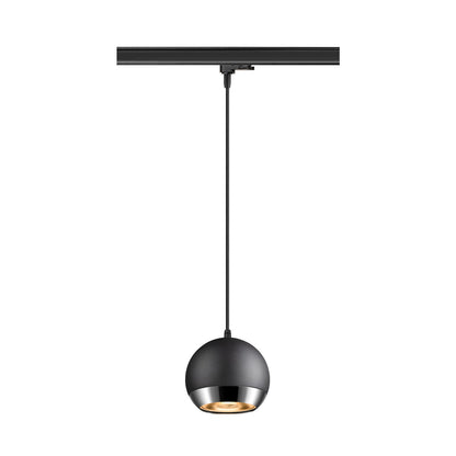 SLV LIGHT EYE® 150, 3~track pendant light, GU10, pendant length 150 cm, 1x max. 13 W, matt black 1008176
