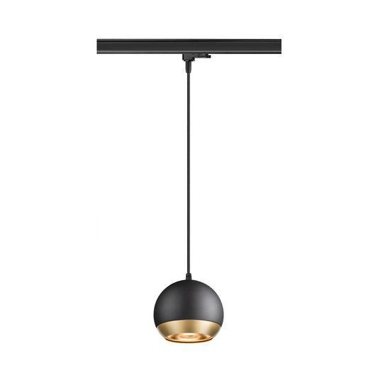 SLV LIGHT EYE® 150, 3~track pendant light, GU10, pendant length 150 cm, 1x max. 13 W, matt black 1008176