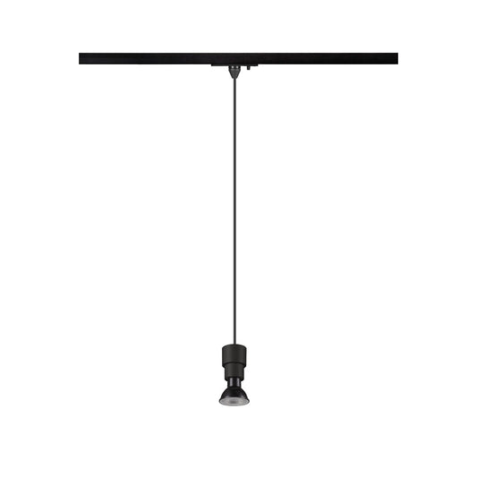 SLV PURI 2.0 Basic, 1~ Track pendant light, GU10, pendant length 200 cm, 1x max. 6 W, black 1008207