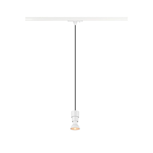 White Sleek pendant light, SLV PURI , GU10, for Single Circuit White Track Lighting, 1008208