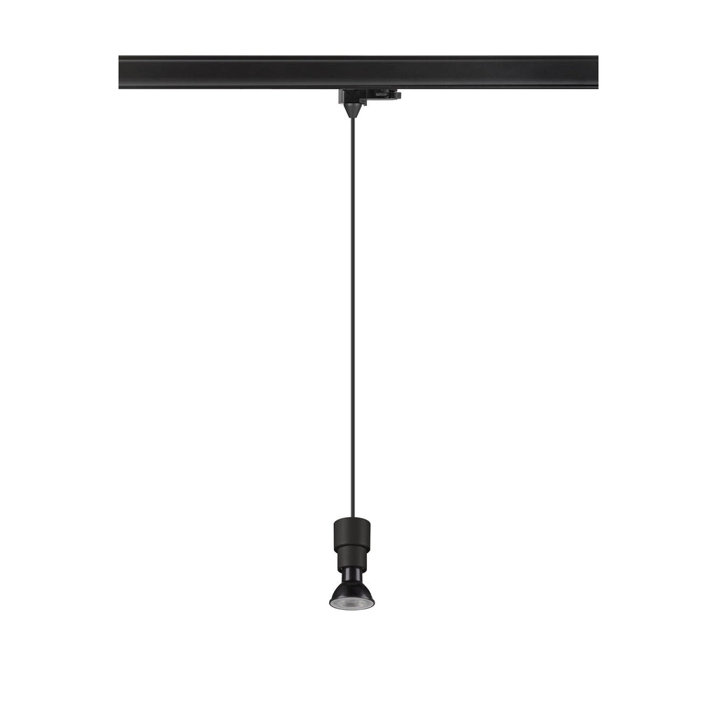 SLV PURI 2.0 Basic, 3~track pendant light, GU10, pendant length 200 cm, 1x max. 6 W, black 1008210
