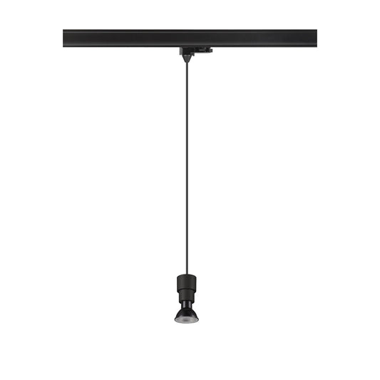 SLV PURI 2.0 Basic, 3~track pendant light, GU10, pendant length 200 cm, 1x max. 6 W, black 1008210