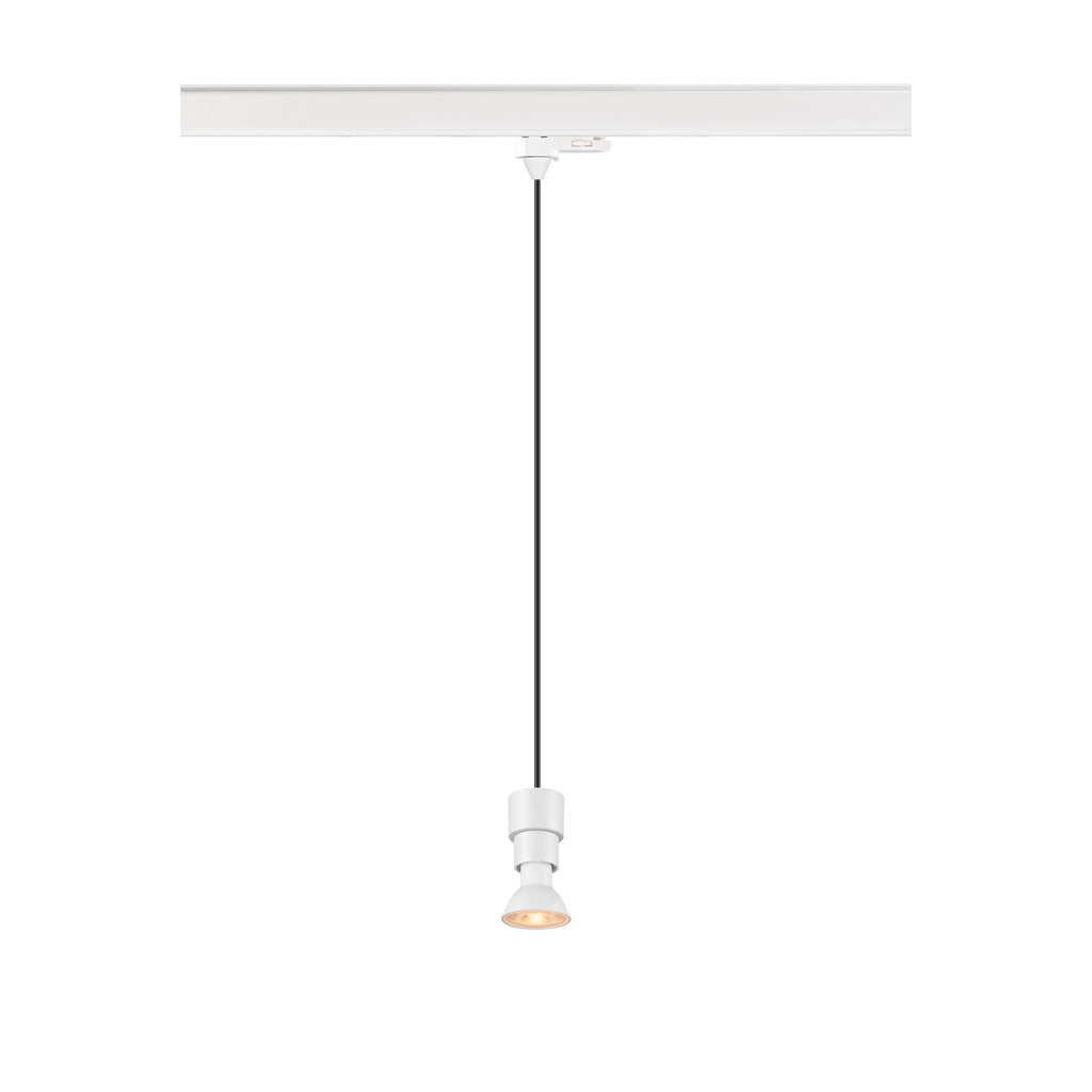 SLV PURI 2.0 Basic, 3~track pendant light, GU10, pendant length 200 cm, 1x max. 6 W, white 1008211