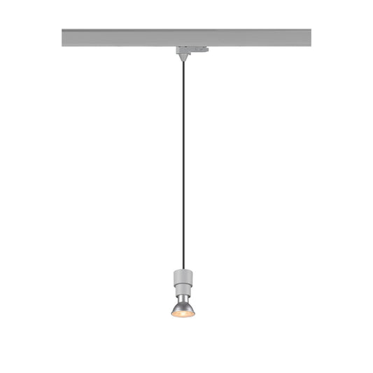 SLV PURI 2.0 Basic, 3~track pendant light, GU10, pendant length 200 cm, 1x max. 6 W, grey 1008212