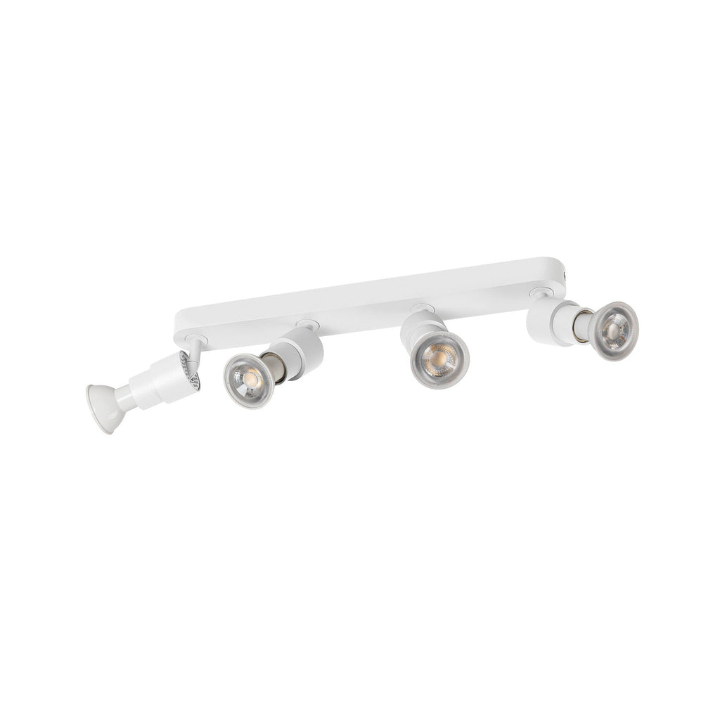 SLV PURI 2.0 Basic, wall and ceiling-mounted light, long, 4 x max. 6 W GU10, white 1008238