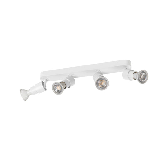 SLV PURI 2.0 Basic, wall and ceiling-mounted light, long, 4 x max. 6 W GU10, white 1008238