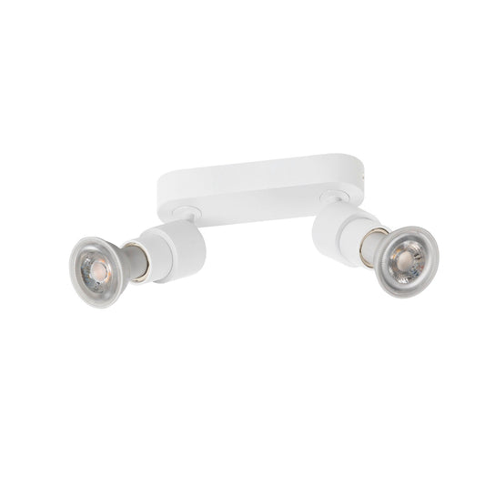 SLV PURI 2.0 Basic, wall and ceiling-mounted light, 2 x max. 6 W GU10, white 1008240