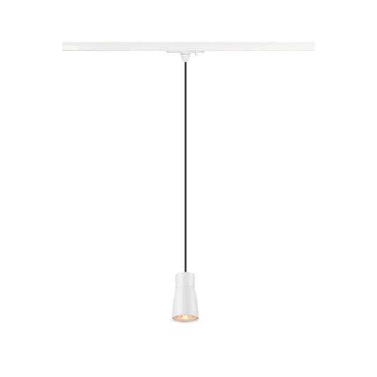 White Track Pendant Light, SLV PURI 2.0 Dome, GU10, for Single Circuit White Track Lighting,  1008264