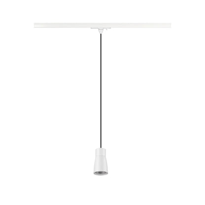 White Track Pendant Light, SLV PURI 2.0 Dome, GU10, for Single Circuit White Track Lighting,  1008264