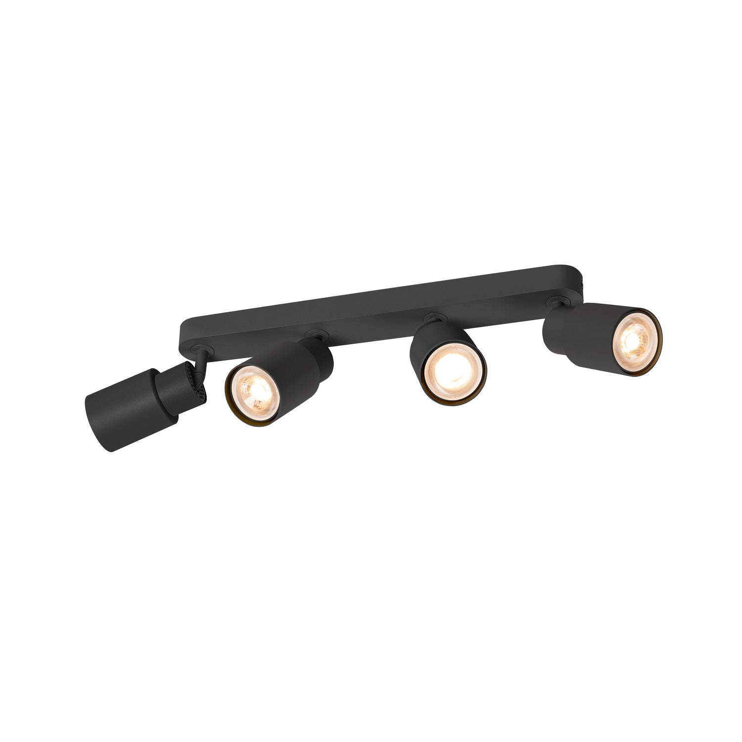 SLV PURI 2.0 Tube, wall and ceiling-mounted light, long, 4 x max. 6 W GU10, black 1008344